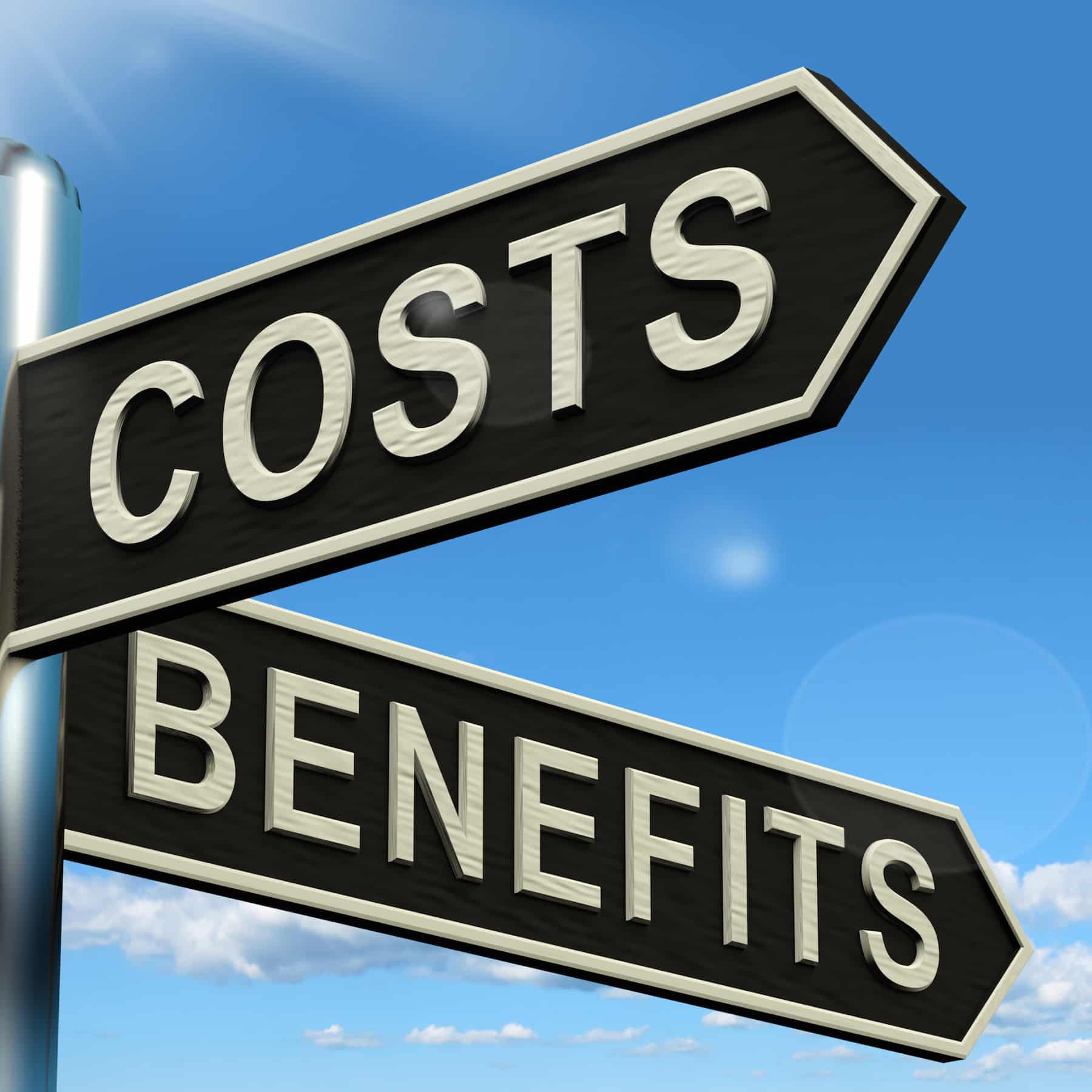 Benefits verse Costs