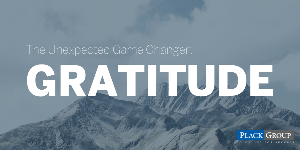 Success game changer: Gratitude